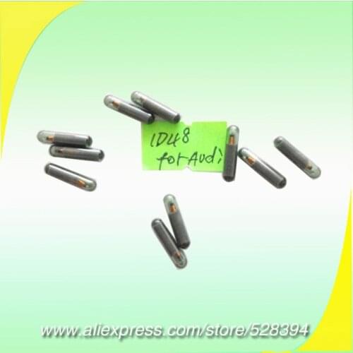 25pcs/lot Locked Programmed ID:48 Glass Transponder Chip For AUDI ID48 Can System