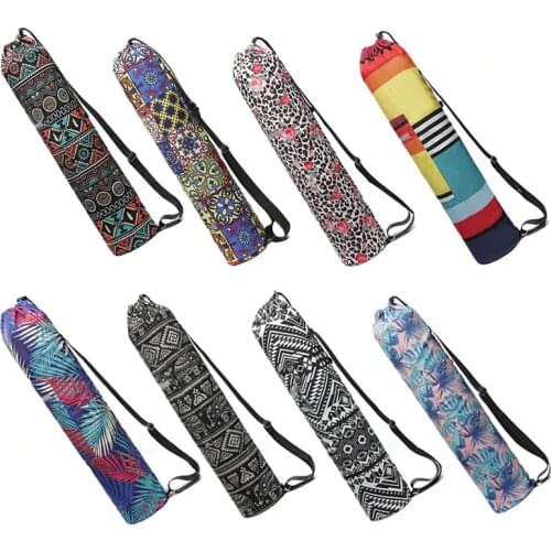 75*16cm Outdoor Printed Yoga Bag Yoga mat Bag Pilates Pad Backpack Sports Knapsack Fitness Dance Gymnastics Mat Case