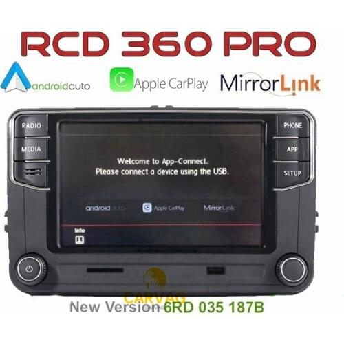Android Auto Carplay RCD360 PRO NONAME RCD330P RCD340P 187B Radio For VW Golf 5 6 Jetta MK5 MK6 Tiguan Passat B6 B7 CC Polo 6R