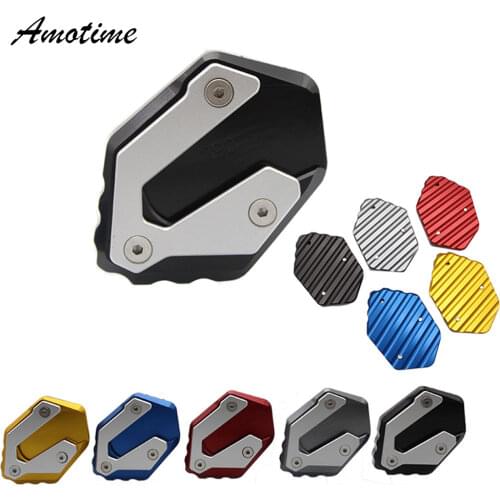 Side Stand Kickstand Enlarge Extension Pad for Yamaha MT-07 Tracer 700 XSR700 FZ-07 Moto Cage MT07 FZ07 2014 2015 2016 2017 2018
