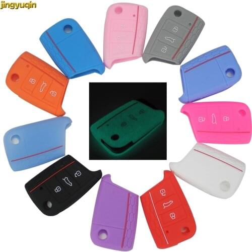 Remote Flip Key Case Cover for VW New Polo Golf 7 mk7 Tiguan SKODA Octavia A7 Kodiaq Karoq SEAT Ateca Leon Ibiza 2015-2017 3BTN
