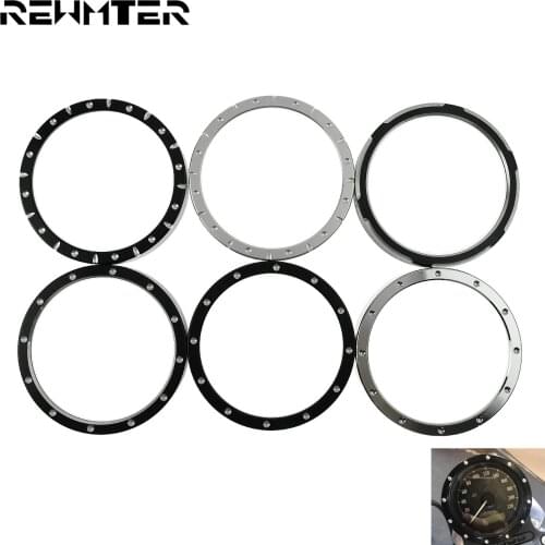 Motorcycle Asterism Bagger Speedometer Trim Bezel Burst Billet Cover Black/Chrome For Harley Sportster 883 1200 Dyna Street Bob