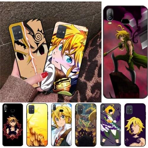 CUTEWANAN Meliodas Seven Deadly Sins Anime Phone Case For Samsung Galaxy A01 A11 A31 A81 A10 A20 A30 A40 A50 A70 A80 A71 A91 A51