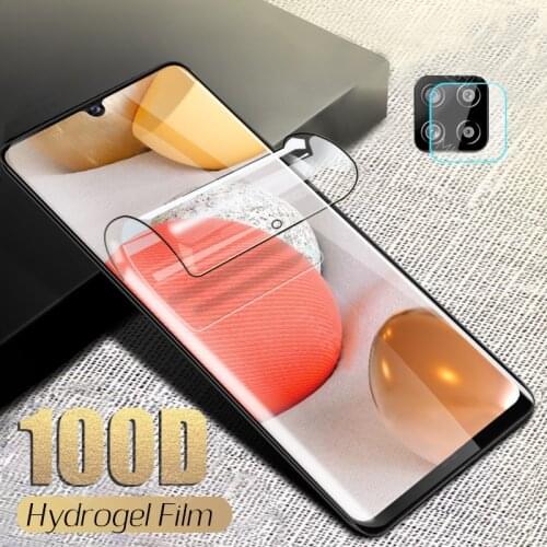 100D Hydrogel Soft Film For Samsung A42 Screen Protector For Samsung Galaxy A42 A 42 SamsungA42 Camera Lens Glass Film