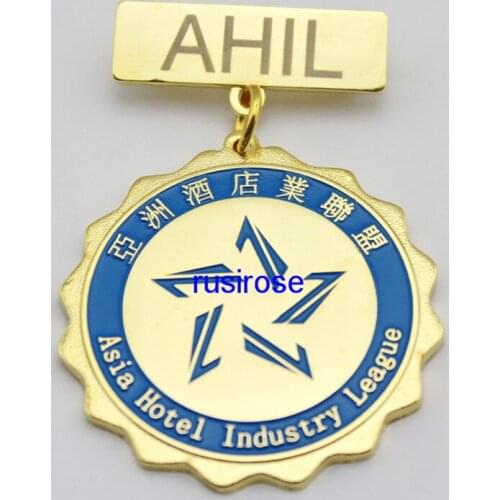 Hotel Honor Contributor Medal Custom, Personal Enterprise Honor Staff Award badge