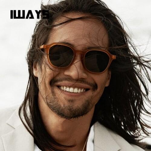 Iways new Fashion Multicolored Female Sunglasses Black Polygon Special Trend in 2019 high quality male Sunglasses uv400