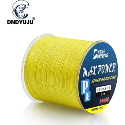 300M PE Fishing Line 4 Strands Braided Fishing Line 10LB 50LB 60LB 70LB 80LB 90LB Multifilament Fishing Line Smooth