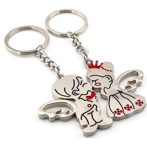 Magnetic Kissing Angels 2 Pcs Keychain Gift Products Home Car Keychain Design Products Bag Belt Accessory