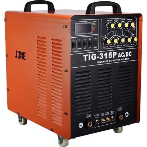 JONE cheap aluminum welding inverter/ac dc tig welder/ac dc tig 500 welding machine argon gas 400 amp tig welding machine