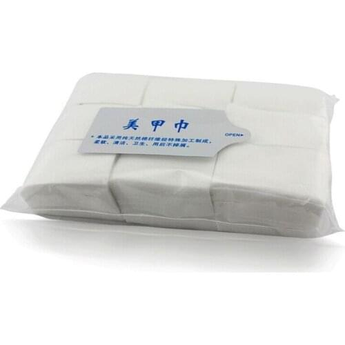 One set Hot Sale Nail Tools Bath Manicure Gel Nail Polish Remover Lint-Free Wipes 100% Cotton Napkins For Nails