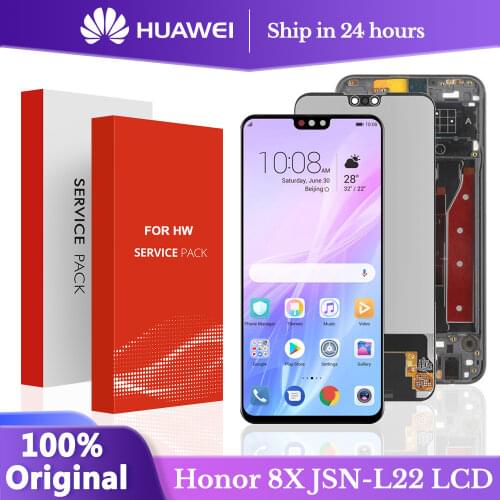 6.5'' Super AMOLED For Huawei Honor 8X Display LCD JSN-L22 JSN-L42 Touch Screen Digitizer For HONOR 8X LCD JSN-L11 Replacement
