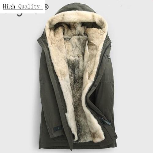 Winter Jacekt Male Clothing 2020 Korean Real Fur Coat Men Fashion Thick Wolf Shearling Liner Casaco Jaqueta Hiver 88888