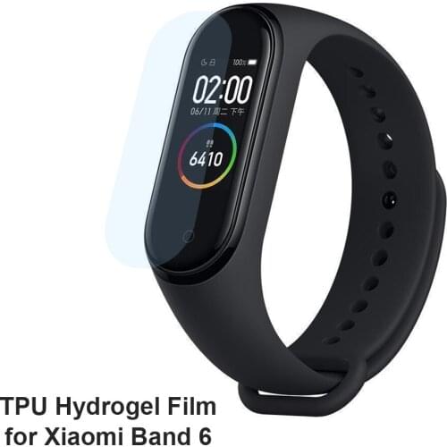 3D Protective Film Glass for Xiaomi Mi band 6 Cover for Smart Watchband Soft Screen Protector Case Smart bracelet Accessories
