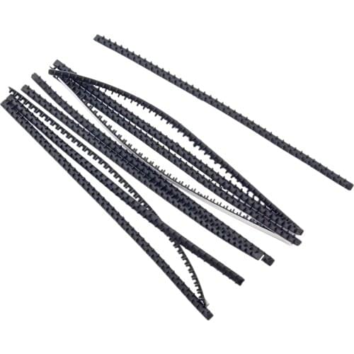 10 Rubber Headband DIY Fittings Hair Hoop Accessory With Teeth For Men Women