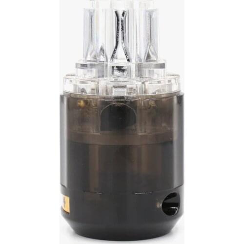 Hifi C-004 pure copper Rhodium palted IEC power plug Female IEC Connector