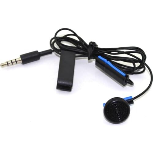 50PCS For Sony playstation 4 earhone headsets 3.5mm Wired Gaming Control ear for PS4 game Microphone handsfree earphone