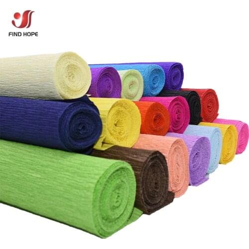 9.8"x8ft/Roll Crepe Paper for Handmade Paper Flower Wedding Birthday Party Decor Children Handmade DIY 11 Assorted Colors