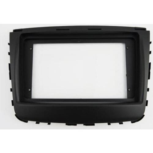 FEELDO Car 2 Din Radio Fascia Frame Adapter for SSANG Rexton 2018 9 Ich Stereo Audio Panel Mount Dash Frame