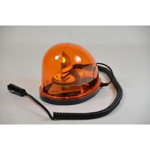 Car / Truck / SUV Magnetic Mount Teardrop Style Rotating Warning Light - Amber