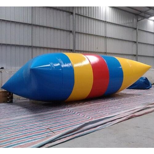 Free Shipping 6*3m,7*3m,8*3m PVC Water Jump Catapult Inflatable Jumping Blob Inflatable Water Blob Bouncing Bag Water Pillow