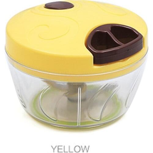 Speedy Chopper Garlic Grinder Multifunctional Hand Vegetable Fruits Shredder Green Red Yellow White