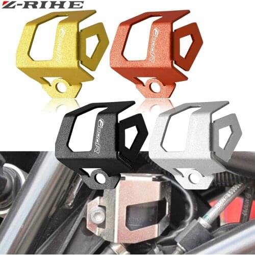 CNC Aluminum Rear Brake Fluid Reservoir Guard Protector For BMW F650GS F800GS 08-12 F800R 08-18 1290 1190 1050 Adventure