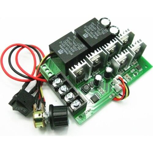 Pwm speed controller PWM electronic governor 40A DC 10V-50V 12V / 24V / 36V / 48V Brushed DC motor controller Maximum