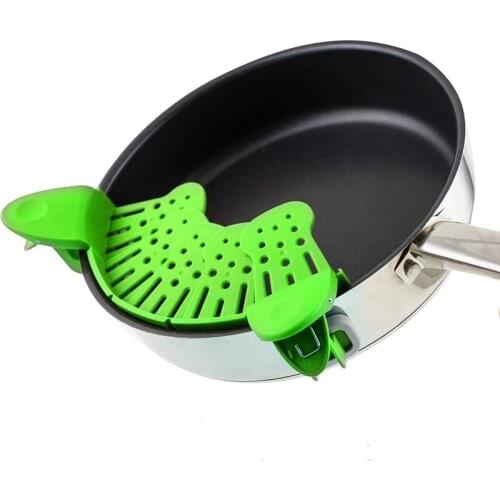 Fruit Vegetable Wash Colander Silicone Pot Funnel Strainers Water Filters Drainer Expandable Draining Sieve Drain Kitchen Tools