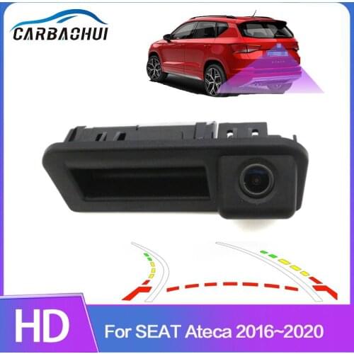 CCD HD Car Trunk Handle Rear View Camera For SEAT Ateca 2016 2017 2018 2019 2020 high quality Waterproof Night vision camera