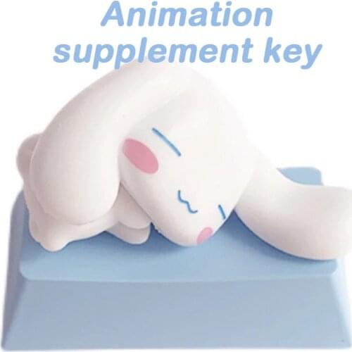 Enter Supplementary Key Keyboard Keycap Cartoon Cross Axis Mechanical Keyboard Keycap For Big-eared dog