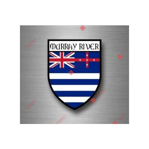 Creative Sticker Decal Souvenir Car Coat Arms Shield City Travel Australia Murray River Car Decal Decoration Laptop