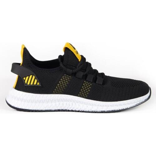 Kids Sneakers Casual Fabric Black Orange Color Lace-Up Normal Mold Light Sole Casual Sports Shoes Jumping Active Kids Daily Sports Walking Comfortable Flexible Fashion Orthopedic Breathable Size 26-35 Letoon 2103