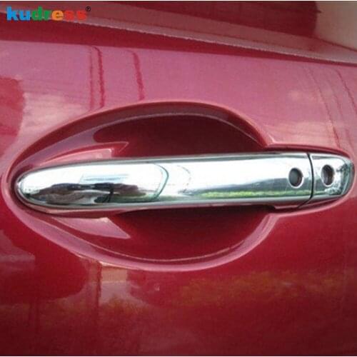 Car Door Handle Cover Trim For Mazda CX-5 CX5 2012-2016 ABS Chrome Side Door Decoration Frame Sticker Car Styling Accessories