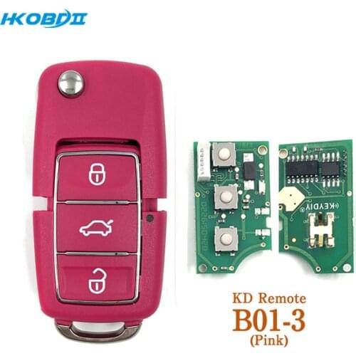HKOBDII KEYDIY Original KD B01-3 Luxury Pink B series Remotes For KD900/MINI KD/URG200 Key Programmer B Series Remotes