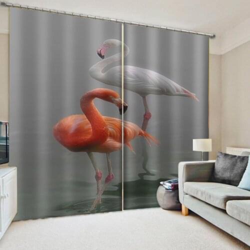 Custom birds curtains 3D Window Curtains For Living Room Bedroom Customized size Drapes Cortinas