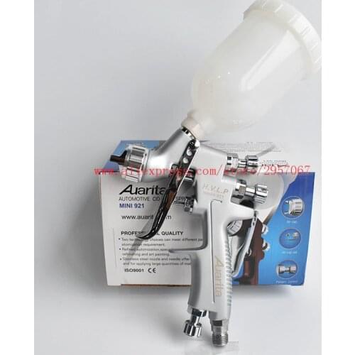 Auarita MINI H-921 Professional HVLP Gravity Feed Air Spray Gun 1.0mm nozzle 250ml mini paint sprayer