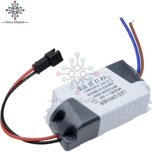 LED Electronic Transformer AC 85V-265V to DC 12V 300mA High Quality LED Driver for LED Strip Power Supply 3X1W