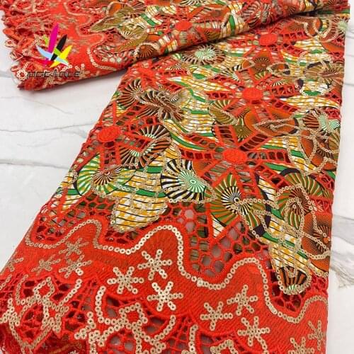 Wax Sequence Cord Lace Nigerian Sequins Net 2021 High Quality African Tulle Mesh Wedding Fabric For Dress