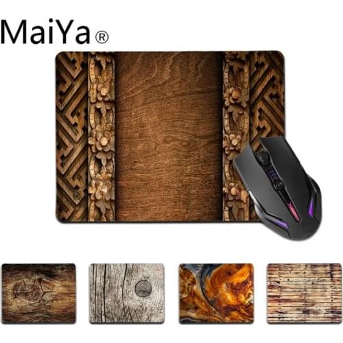 Maiya Top Quality beautiful wood textures mouse pad gamer play mats Top Selling Wholesale Gaming Pad mouse
