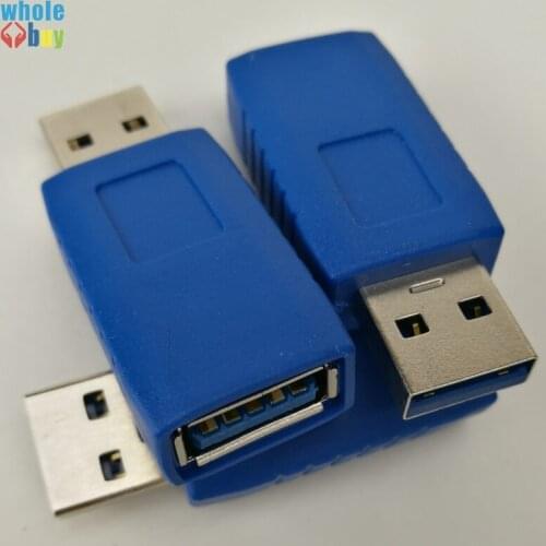 100pcs/lot High Speed USB 3.0 A Male To Female Adapter Connector for Laptop PC Computer USB3.0 Fast Speed Connector