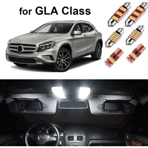 19pcs Canbus Led Interior Light Kit For Mercedes Benz GLA Class X156 2013-2019 GLA200 GLA220 GLA250 Dome Map Trunk Lamp