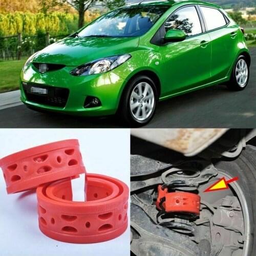 2pcs Rear Air Suspension Shock Bumper Spring Coil Cushion Buffer For Mazda 2