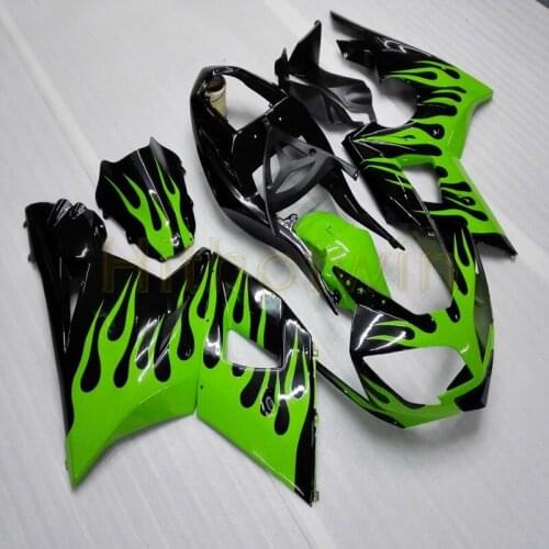 Free Bolts+Custom green Motorcycle body kit for 600 2003 2004 2005 650 2003-2005 fairing