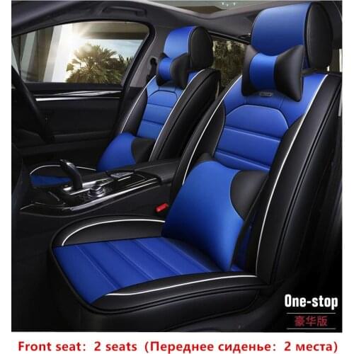 PU Leather Car Seat Cover Universal Fit Most cars for Renault Sandero Stepway mazda2 cx3 CX-3 peugeot 2008 Seat cushion