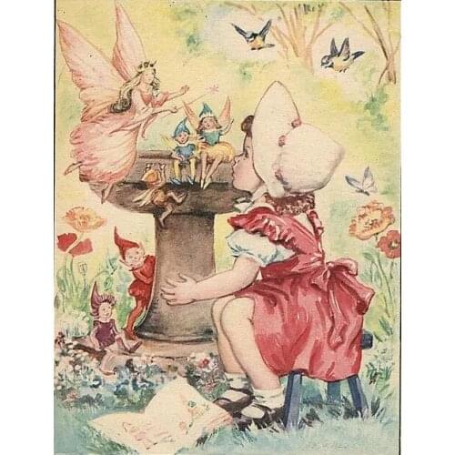 Oil Painting Angel Cross Stitch Kits Cute girl Needlework Embroidery Crafts 14CT Unprinted DIY Arts Handmade Home Decor