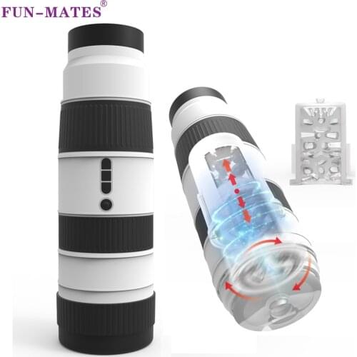 Male Masturbator Cup Sex Toys For Men Realistic Silicone Vagina Pussy Anal Automatic Sucking Oral Masturbateur homme Sex Tools