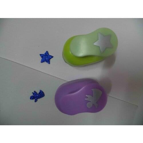 2pcs(2.5cm) angel and star shape craft punch set Punch Craft Scrapbooking school Paper Puncher eva hole punch free shipping