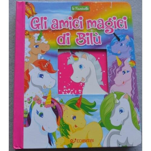 Parent Child Kids Toddler Baby Italian Book Early Education Lovely Cute Picture Interesting Story Cardboard Libros Book Age 2-6