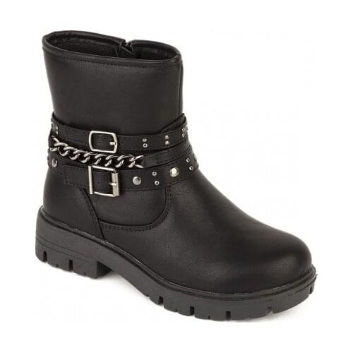 Girls boots with matching zippers