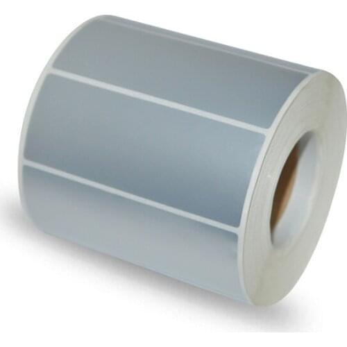 Waterproof paper matte silver self-adhesive label matte silver pet label paper 100x50mm*500pcs/1Roll free shipping